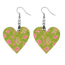 Load image into Gallery viewer, Wooden earrings pendant Wooden Earrings Pendant (Love Shape) - Rich and Rich Homeopportunities