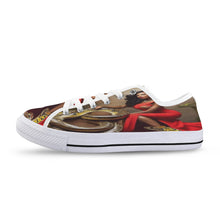 Load image into Gallery viewer, R&RH LuiiLoviie Womens Red Caricature Low Top Sneaker Seattle Low Top Women's Shoes (Model 1013-6)