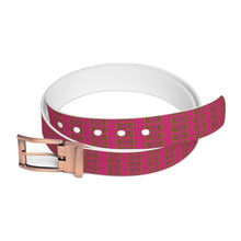 Load image into Gallery viewer, Rich and Rich Unique Pink Stylish Graphic Belt for Everyday Wear, Fashion Accessory, Adjustable Belt for Casual Outfits, Trendy Wardrobe