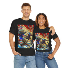 Load image into Gallery viewer, Vibrant Artistic Graphic Tee, Unisex Cotton Shirt, Casual Wear, Gift for Art Lovers, Festival Clothing, Unique T-Shirt