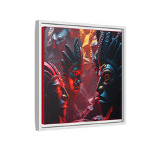 Load image into Gallery viewer, Vibrant Tribal Art Canvas Print - Framed Multi-Color Decor