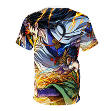 Load image into Gallery viewer, Vibrant Graphic Tee, Unisex Anime Shirt, AOP Streetwear, Colorful Casual Tee, Unique Gift for Anime Fans