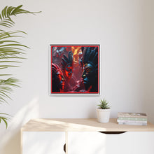 Load image into Gallery viewer, Vibrant Tribal Art Canvas Print - Framed Multi-Color Decor