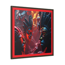 Load image into Gallery viewer, Vibrant Tribal Art Canvas Print - Framed Multi-Color Decor