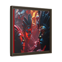 Load image into Gallery viewer, Vibrant Tribal Art Canvas Print - Framed Multi-Color Decor