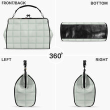 Load image into Gallery viewer, Rich and Rich Lime Kisslock Crossbody Women's Large Shoulder Bag