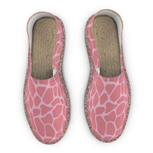 Load image into Gallery viewer, Rich and Rich Unisex Pink Abstract Espadrilles