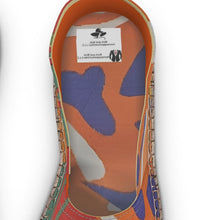 Load image into Gallery viewer, Rich and Rich Orange Abstract Unisex Espadrilles | Artistic Handmade Casual Shoes for Men and Women - Rich and Rich Homeopportunities