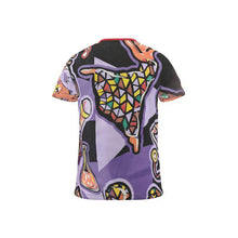 Load image into Gallery viewer, R&RH Purple Abstract Unisex T-shirt - Rich and Rich Homeopportunities
