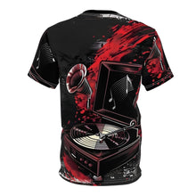 Load image into Gallery viewer, R&RH Musical Player Unisex Black Tee - Edgy  Graphic T-Shirt