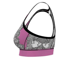Load image into Gallery viewer, Rich and Rich Pink Destiny Designer Sports Bra