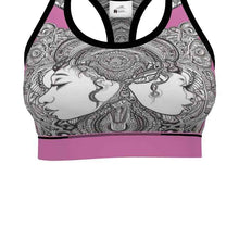 Load image into Gallery viewer, Rich and Rich Pink Destiny Designer Sports Bra
