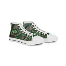 Load image into Gallery viewer, R&RH Men's Green Viper High Tops