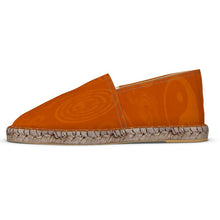 Load image into Gallery viewer, Orange Feng Shui Inspired Espadrilles