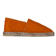 Load image into Gallery viewer, Orange Feng Shui Inspired Espadrilles