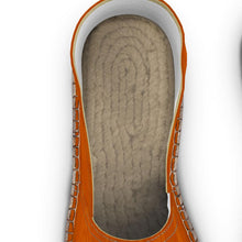 Load image into Gallery viewer, Rich and Rich Orange Feng Shui Inspired Unisex Espadrilles - Rich and Rich Homeopportunities
