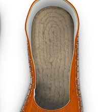 Load image into Gallery viewer, Orange Feng Shui Inspired Espadrilles