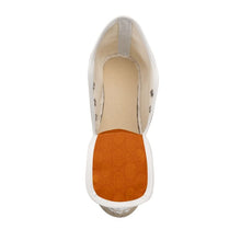 Load image into Gallery viewer, Rich and Rich Orange Feng Shui Women's Wedge Heel Espadrilles - Rich and Rich Homeopportunities