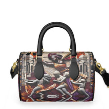 Load image into Gallery viewer, Rich and Rich Mini Denbigh Peace Caricature Women's Earthtone Duffle Bag
