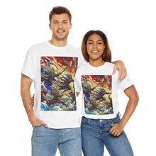 Load image into Gallery viewer, Vibrant Artistic Graphic Tee, Unisex Cotton Shirt, Casual Wear, Gift for Art Lovers, Festival Clothing, Unique T-Shirt