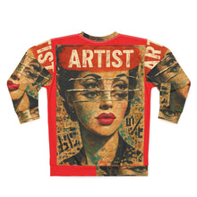 Load image into Gallery viewer, Artistic Unisex Sweatshirt - Vintage Artist Sweatshirt, Stylish Graphic Sweatshirt, Creative Apparel, Art Lover Gift, Conversation Starter