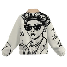 Load image into Gallery viewer, Rich and Rich The Hustle Is Real Women's Patch Pocket Fleece Beige Jacket - Rich and Rich Homeopportunities