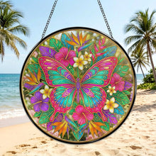Load image into Gallery viewer, Rich & Rich Butterfly Bloom Glass Suncatcher - Rich and Rich Homeopportunities