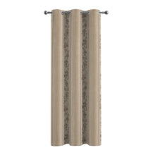 Load image into Gallery viewer, Rich and Rich Vintage Beige Floral Damask Blackout Gommet Curtain Blackout Fabric Grommet Curtain 52x84inch