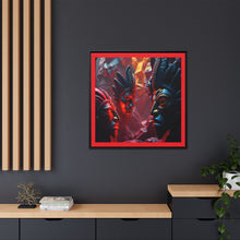 Load image into Gallery viewer, Vibrant Tribal Art Canvas Print - Framed Multi-Color Decor
