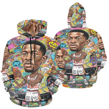 Load image into Gallery viewer, Rich and Rich Multicolor Basketball Man Caricature Men's Hoodie
