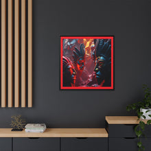 Load image into Gallery viewer, Vibrant Tribal Art Canvas Print - Framed Multi-Color Decor