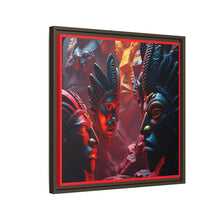 Load image into Gallery viewer, Vibrant Tribal Art Canvas Print - Framed Multi-Color Decor