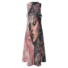 Load image into Gallery viewer, Rich & Rich Women's Rose Goddess Portrait Sleeveless Maxi Dress with Pockets - Rich and Rich Homeopportunities