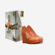 Load image into Gallery viewer, Rich and Rich BeigeEssence Women's Orange Leather Platform Pump