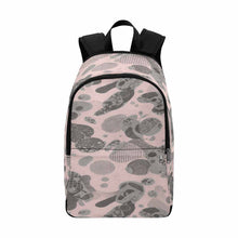 Load image into Gallery viewer, A Rich and Rich Men's Pink Abstract 3-Piece Hawaiian Shirt, Slip-On Canvas Shoes & Backpack Set | Casual Vacation Travel Outfit