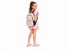 Load image into Gallery viewer, Rich and Rich Girls Bunny Designer Backpack | Pink Polka Dot 1200D Nylon Kids School & Travel Bag - Rich and Rich Homeopportunities