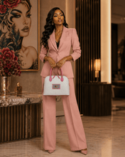 Load image into Gallery viewer, Rich and Rich TatooFushion Women’s Italian Leather Pink and White Designer Luxury Bag - Rich and Rich Homeopportunities