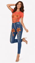 Load image into Gallery viewer, Tiger Lilies Graphic Denim & Tee Set - Rich and Rich Homeopportunities