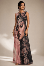 Load image into Gallery viewer, Rich & Rich Women's Rose Goddess Portrait Sleeveless Maxi Dress with Pockets - Rich and Rich Homeopportunities