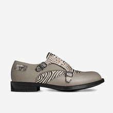 Load image into Gallery viewer, Rich and Rich ClassySophisticate Men's Traditional Beige Leather and Suede Monk Strap Dress Shoe