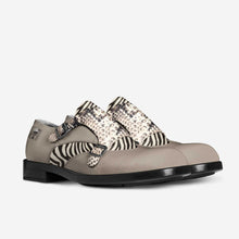 Load image into Gallery viewer, Rich and Rich ClassySophisticate Men's Traditional Beige Leather and Suede Monk Strap Dress Shoe