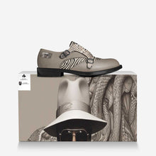 Load image into Gallery viewer, Rich and Rich ClassySophisticate Men's Traditional Beige Leather and Suede Monk Strap Dress Shoe