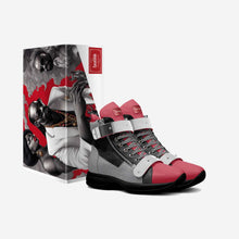 Load image into Gallery viewer, Rich and Rich Red and Black Metallic EasyGlide High Top Men's Sneaker - Rich and Rich Homeopportunities