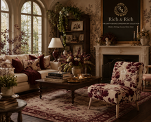 Load image into Gallery viewer, Rich and Rich Bordeaux Conservatory Beige Floral Occasional Chair