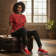 Load image into Gallery viewer, DesireeUnique Women's No Limits Red Sneaker Runner