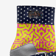 Load image into Gallery viewer, Rich and Rich GrafittiBliss Polka Dot and Fushia Yellow High Heel Belt Women's Boot - Rich and Rich Homeopportunities