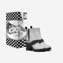 Load image into Gallery viewer, Rich and Rich Black and White PolkaDot Zip Sporty Boot