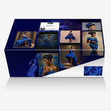 Load image into Gallery viewer, Rich and Rich R&RHBlueRoses Metal Urban Blue Low Top Designer Women's Sneaker