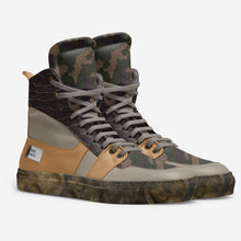 Load image into Gallery viewer, R&RH Biz Extra Large High-Top Camo Brown Unisex Sneaker