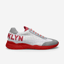 Load image into Gallery viewer, Rich and Rich Saucysass Retro Bold Runner Red and White Women's Sneakers